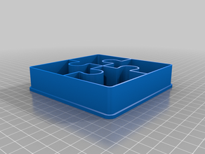 puzzle kurabiye kalıbı cookiecutter çerez kesici bulmaca 3d print model - Mito3D