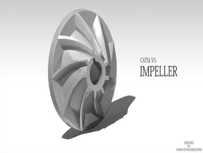 impeller fan 3d print model - Mito3D