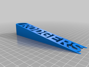 rodgers doorstop new customized 3d print model - Mito3D