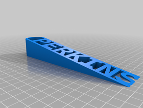 minha perkins batente de porta personalizado 3d print model - Mito3D