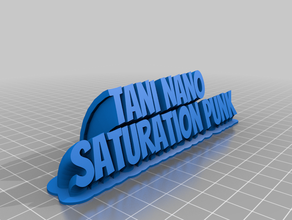 tani personalizado 3d print model - Mito3D