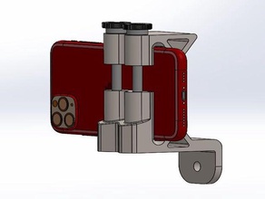 Handy-mount-bow-STABILISATOR Bogenschießen Handy-Halterung - STABILISATOR 3d print model - Mito3D