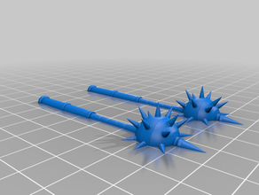 mace médiévale arme 3d print model - Mito3D