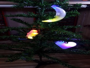 xmas light tree decoration 3d print model - Mito3D