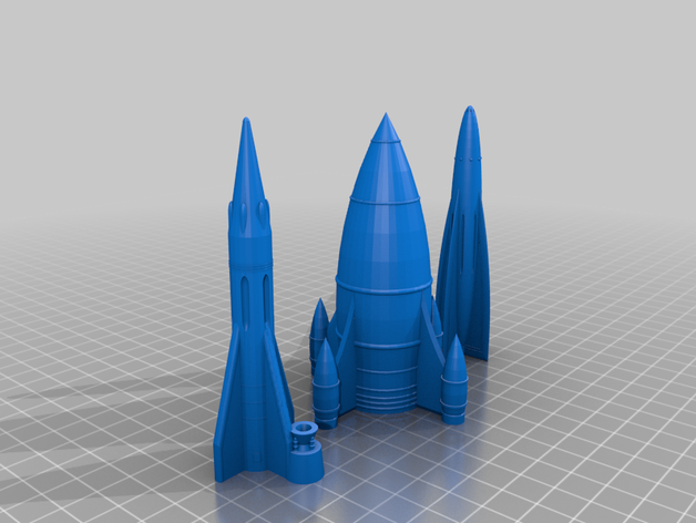 rocket collection 06 3D print model - Mito3D