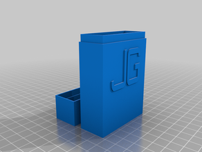 cartão de caso 50 - jg personalizado 3d print model - Mito3D