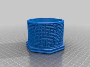 poupée russe labyrinthe puzzle de 10 pièces 3d print model - Mito3D