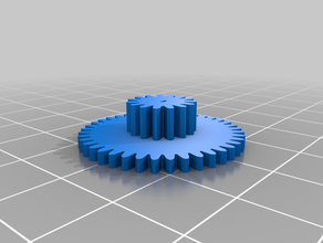 my customized parametric concentric gear 3d print model - Mito3D