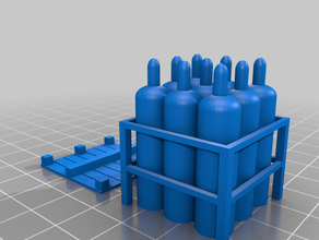edificio modulare 28mm in miniatura da tavolo wargames (parte 13) serbatoio di gas warhammer 3d print model - Mito3D