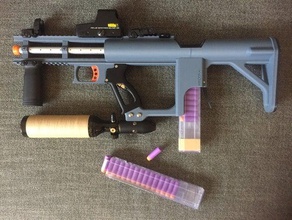 nirodha's hpa bullpup nerf blaster sniper core super 3d print model - Mito3D