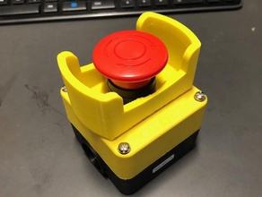 idec panic button bump guard 3d print model - Mito3D