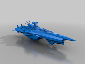 yao feng battleship alos battle empire fairy future futuristic homeworld ship space wind 3d print model - Mito3D