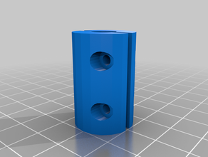 8mm axis coupler customized 3d print model - Mito3D