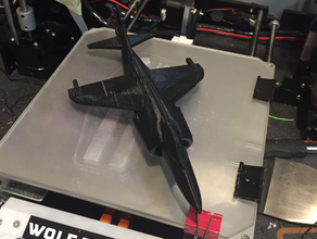 hawker siddeley harrier jump jet 3d print model - Mito3D