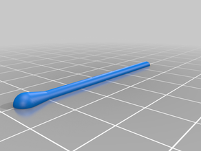 piccolo cucchiaio - curette pulito orecchie il 3d print model - Mito3D