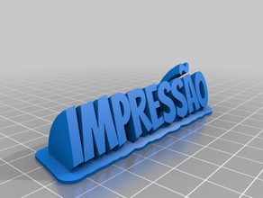 impresionar o personalizado 3d print model - Mito3D