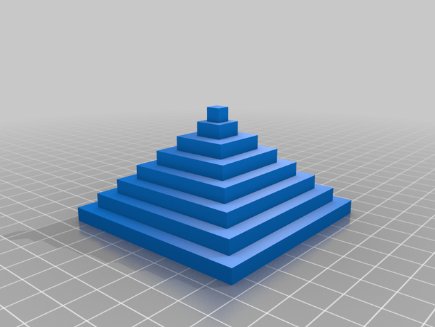 azteca pirámide pir mide 3D print model - Mito3D