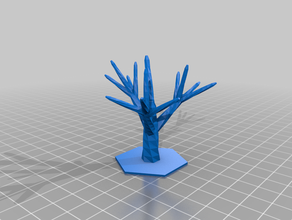 thin tree customized 3d print model - Mito3D