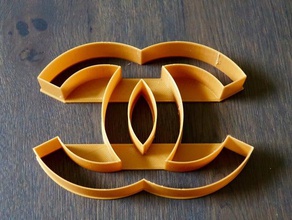 chanel cookie-cutter 3d print model - Mito3D