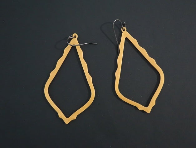 earrings earring jewelry 3D print model - Mito3D