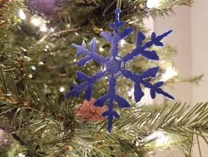 christmas ornament pack bike tree snowflake snowflakes 3d print model - Mito3D