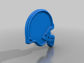 fooball helmet design custom customizable customized customizer education football team nfl sports 3d print model - Mito3D