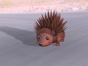 cute porcupine animal model resin sla 3d print model - Mito3D