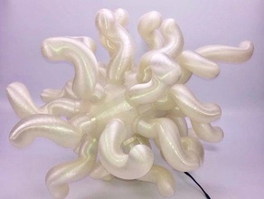 e coli led lamp bacteria biology cell decor decoration decorative electronics light strip lighting 3d print model - Mito3D