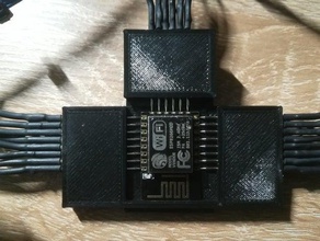 esp8266 12 pino adaptador desenvolvimento esp12 12-e 3d print model - Mito3D