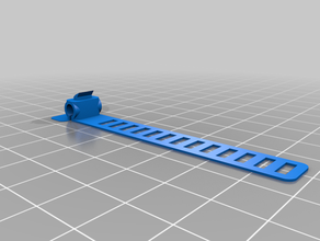 clip de la atadura cables tpu personalizado 3d print model - Mito3D