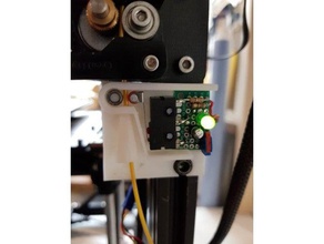 ender filament voile capteur de chargeur creality insérer porte-clés le 3d print model - Mito3D