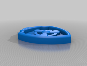 skye keychain de logo fixe 3d print model - Mito3D