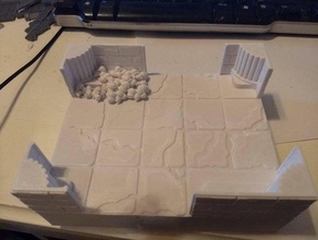 whq hall death rpg tiles warhammer quest 3d print model - Mito3D