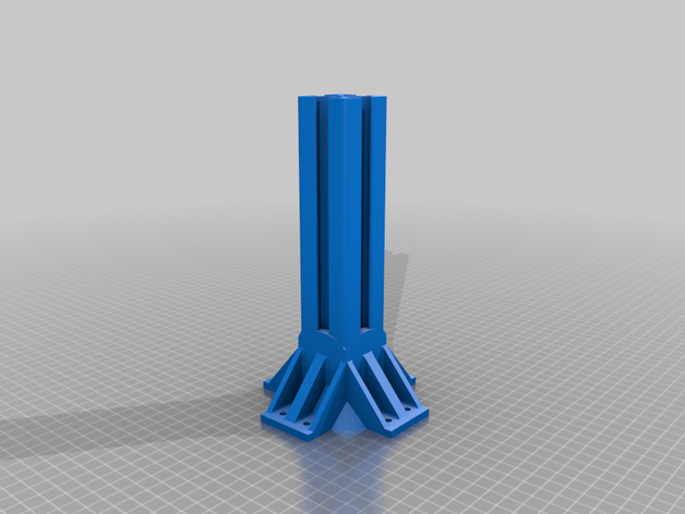 bouteille d'eau de lancement la fusée base rail guidage modèle fusées fuséologie 3D print model - Mito3D