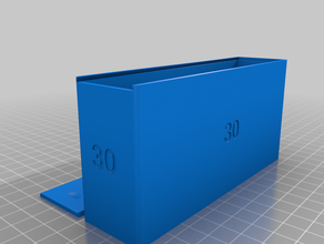 30mm nail box customized 3d print model - Mito3D