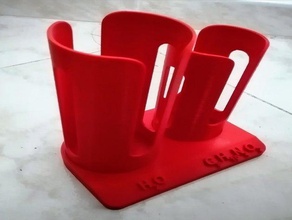 la base de los sostenedores taza el café titular copa agua capa 3d print model - Mito3D