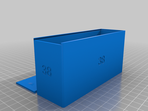 38mm nail box kundengebundene 3d print model - Mito3D