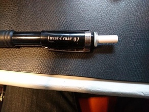 twist-eraser refill adapter pentel eraser 3d print model - Mito3D