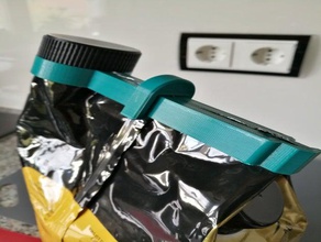 clip extra strength bag 3d print model - Mito3D