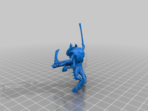 bug espace guerrier suppléant arme à feu 40k les tyranides warhammer 3d print model - Mito3D