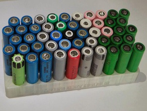 10x5 18650 batería de ión litio titular la Batería caso 3d print model - Mito3D