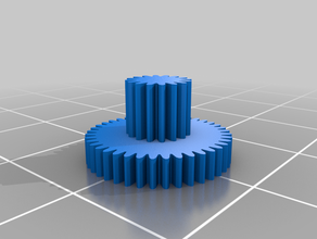 my customized parametric concentric gear 2 3d print model - Mito3D