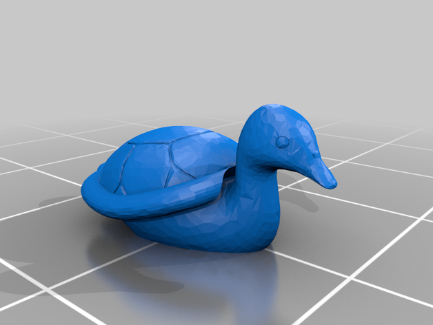 turtle duck animal animals avatar aang turtleduck 3D print model - Mito3D