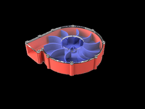 o ventilador de ar limpeza do resfriamento fã vácuo 3d print model - Mito3D