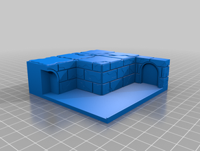 whq de alcantarillado rpg azulejos las baldosas warhammer quest 3d print model - Mito3D