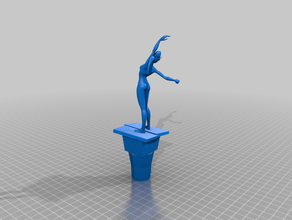 Blutelf Postfach dance - wow inspiriert Tanz weiblich horde orgrimmar world warcraft 3d print model - Mito3D