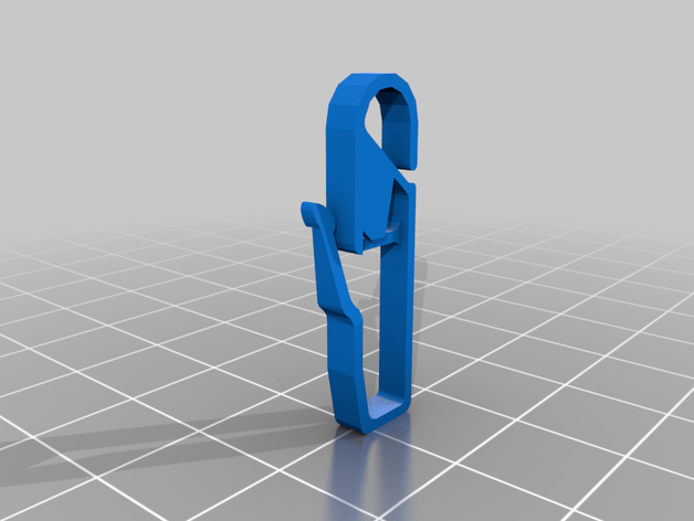 curtain hook 3D print model - Mito3D