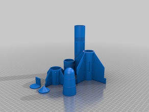 rocket projekt 05 3d print model - Mito3D
