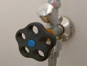 manija de la llave el lavabo del baño grifo jardín cocina agua 3d print model - Mito3D