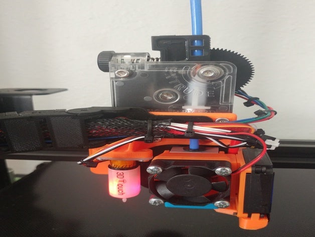 ender 3 direct drive hotend automatico auto da letto di livellamento bltouch monte creality estrusore ender3 3D print model - Mito3D